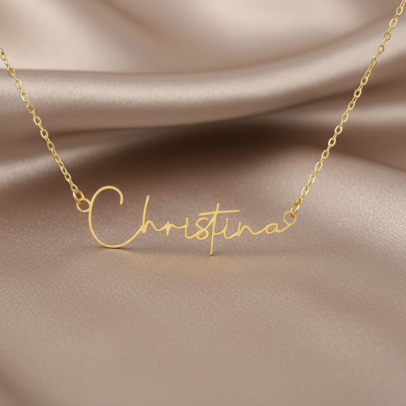 Name Necklaces - August Bloom