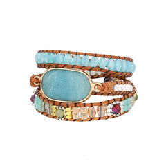 Natural Stone Handwoven Bracelet