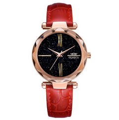 Women's Waterproof Quartz Starry Fashion Watch B