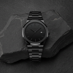 Steel Time Business Watch Black nails and black chains