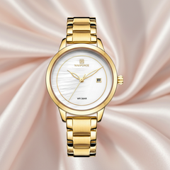 Ladies' Quartz Watch with Business Calendar Accessory