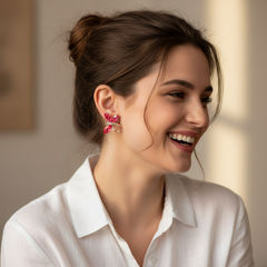 Swarovski Crystal Butterfly Earrings