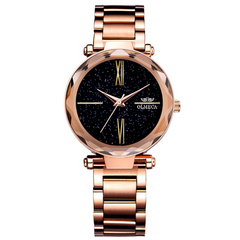 Women's Waterproof Quartz Starry Fashion Watch C
