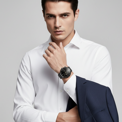 Ultra-thin Waterproof Mesh Strap Watch