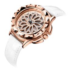MEGIR Women's Fashion Quartz Watch with Crystal Dial