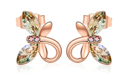 Swarovski Crystal Butterfly Earrings