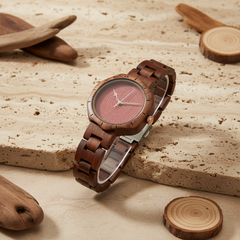 Women's Quartz Wooden Watch