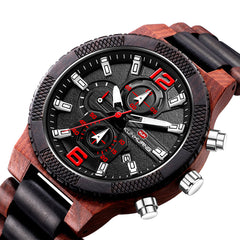 Men's Wooden Watch Ebony