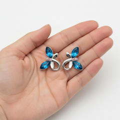 Swarovski Crystal Butterfly Earrings