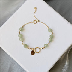 Single Hetian jade Circle Bracelet for Women