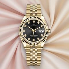 Retro Fashion Women's Watch Golden And Black 100*120*50(1mm)