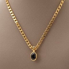 Crystal Stone Pendant Necklace