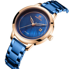 Ladies' Quartz Watch with Business Calendar Accessory