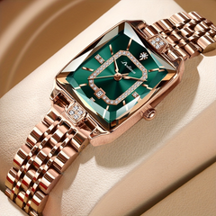 Waterproof Rose Gold Watch - 8 Colours Green