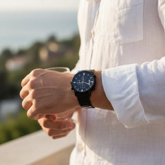 My Husband My Love - Black Chronograph Watch