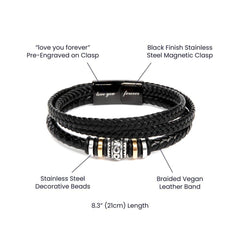 Pages of My Life Love You Forever (To My Grandson) – Bracelet