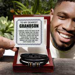 Pages of My Life Love You Forever (To My Grandson) – Bracelet