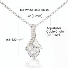 To My Beautiful Daughter - Alluring Beauty Necklace