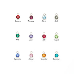 Her Custom Name Necklace with Birthstone