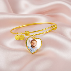 Luxury Heart Bangle
