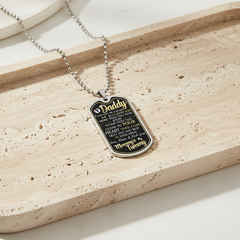 Dad To Be - Dog Tag Necklace