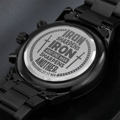 Iron Sharpens Iron (Proverbs 27:17) – Men's Watch