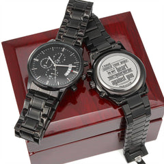 I Have Hidden Your Word (Psalm 119:11) – Men's Watch Luxury Box w LED