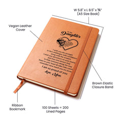 So Proud Of You - Leather Journal Graphic Journal