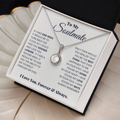 To My Soulmate - Eternal Hope Necklace Two Tone Box