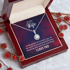 My Wife My Flower - Eternal Hope Necklace Luxury Box w LED