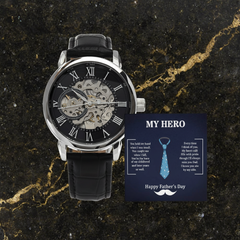 My Hero Dad - Openwork Watch