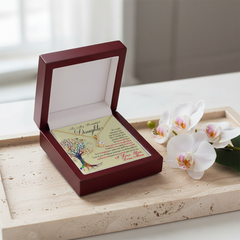To My Beautiful Daughter - Alluring Beauty Necklace