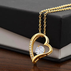 Forever Love Necklace 18k Yellow Gold Standard Box