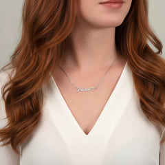 Classic Heart Style Name Necklace