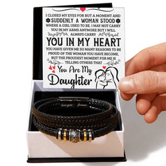 To My Stepdad Choice to Love – Bracelet Two Tone Box