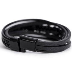 Calm to my Chaos - Leather Cross Bracelet Standard Box
