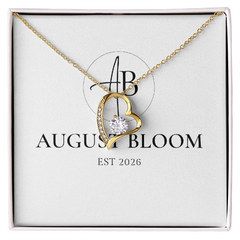 Forever Love Necklace 18k Yellow Gold Finish Standard Box