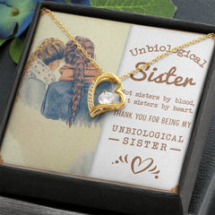 Best Friends - Forever Love Necklace 18k Yellow Gold Finish Standard Box