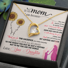 You Are My Sunshine - Forever Love Necklace 18k Yellow Gold Finish Standard Box