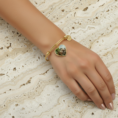 Luxury Heart Bangle