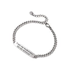 Vintage Thai Silver Bracelet for Men's Fashion New Silver