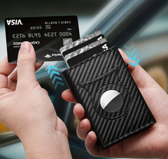 Men's Metal Card Wallet Black