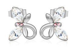 Swarovski Crystal Butterfly Earrings