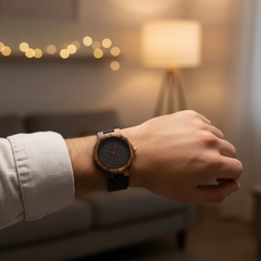 Men's Bamboo Wood Quartz Watch