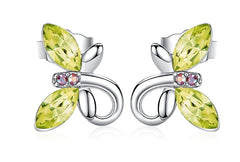 Swarovski Crystal Butterfly Earrings