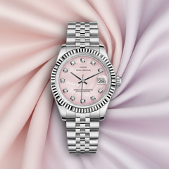 Retro Fashion Women's Watch Pink 100*120*50(1mm)