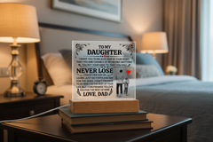 To My Daughter Promise – Acrylic Square
