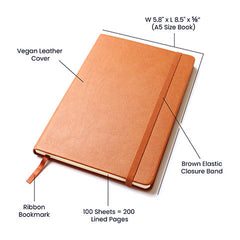 To My Daughter Proud – Leather Journal
