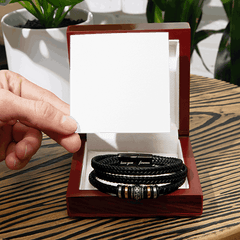 To My Stepdad Choice to Love – Bracelet Luxury Box w LED
